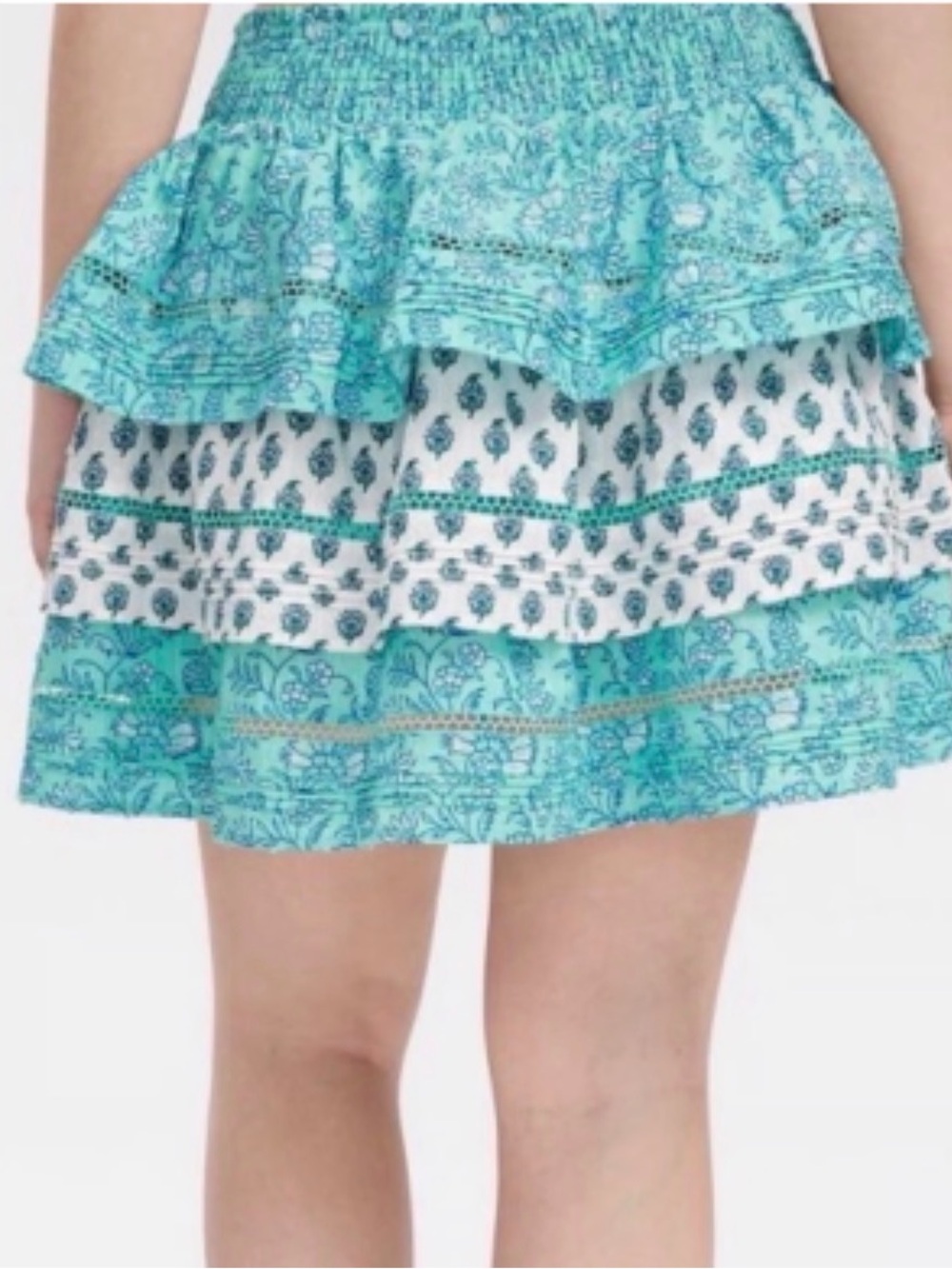 NEW NWT Roller Rabbit x Target Women’s Garden/Floral Tiered Mini Skirt